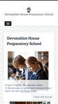 Mobile Screenshot of devonshirehouseschool.co.uk